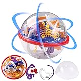 Playtastic 3D Puzzle Kinder: Bausatz Kugellabyrinth, 17 cm Durchmesser, 118 Hindernisse (Kinder-Labyrinth-Spielzeug, Balancespiele)
