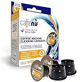 Caffenu | Multipod Reinigungskapseln | Kaffeemaschinenreiniger für frischen Kaffee | Reinigungskapseln für w/Tchibo, Cafissimo, Caffitaly, K-fee, Tealounge, Verismo & Expressi Kompatibel