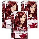 Garnier Langanhaltende Haar Coloration mit intensiven Haarpigmenten, Color Intense, 6.60 Intensivrot, 3 x 1 Stück