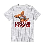 Masters of the Universe Herren T-Shirt He-Man I Have The Power grau - M