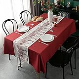 LIFEDX Tischläufer Neujahr Dekorationen Tischflagge Weihnachten Tischläufer Lange Tischdecke Tischdecken Weihnachtsdekoration für Zuhause,A,30x200cm