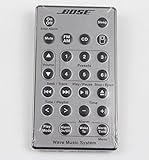 Bose Fernbedienung für Bose Wave Music System AWRCC1 AWRCC2, Acoustic I II III IV, CD2000, CD3000, AW1, Soundtouch, iPod/iPhone, silberfarben