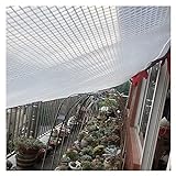 FLSXC Plane Mit Ösen Reißfestigkeit Überdachungen Planen Pro Pflanzen Gewächshaus Terrasse Planenabdeckung Plastikfolie Für Regen- & Sonnenschutz (Color : White, Size : 3x4m/9.84x13.12ft)