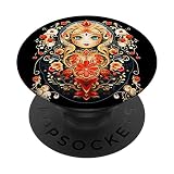 Lustige Matroschka Puppe für Liebhaber PopSockets mit austauschbarem PopGrip