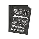 Winora Sticker, Größe 10,5 x 18,4 cm, 25-teilig (1 Set)