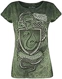 Harry Potter Slytherin - The Snake Frauen T-Shirt grün S