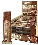 IronMaxx Crunchy Protein Bar Proteinriegel, Geschmack Cookies and Cream, 24x 45 g (24er Pack)