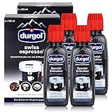 Tchibo Durgol Swiss Espresso Spezial-Entkalker, 4 Flaschen à 125ml, für Kaffeemaschinen