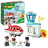 LEGO 10961 DUPLO Flugzeug und Flughafen Spielzeug Set für Kleinkinder ab 2 Jahren