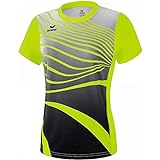 Erima Damen T-Shirt Athletic T-Shirt Neon Gelb/Schwarz 40