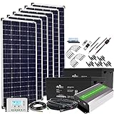 24V Offgridtec© Autark XXL-Master 1200W Solar - 3000W AC Leistung Solar Inselanlage Garten