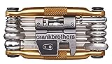 Crank Brothers Unisex – Erwachsene mutli17 Multitool, Gold, one Size