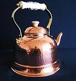 Traditionelle Teekanne aus Kupfer - Teekessel 1,5L - Zinnbelag innen