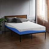 Olee sleep 25cm Memory Foam Matratze / Kaltgelschaum / Öko-Tex / CertiPUR-US / Komfortable Matratze / Rollmatratze / 3 Schichten / 140 x 200cm / Full / Blau