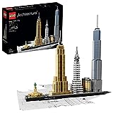 LEGO 21028 Architecture New York City, Skyline-Kollektion mit Freiheisstatue, Bausteine für Kinder und Erwachsene, Basteln