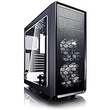 Fractal Design Focus G Black Window, PC Gehäuse (Midi Tower mit seitlichem Fenster) Case Modding für (High End) Gaming PC, schwarz