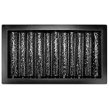 @tec Betonform Beetumrandung Palisade Holzoptik 25x50x5cm aus ABS Kunststoff, Beton Gießformen für DIY Beeteinfassung, Rasenk