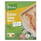 Knorr Fix Würzmischung Kräuter-Sahne Hähnchen leckeres Ofengericht ohne geschmacksverstärkende Zusatzstoffe 28 g 1 Stück