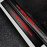 Für Mitsubishi Outlander 2019, Einstiegsleistenschutz, Trittbrett-Pedalschwellenaufkleber Anti-Kratzer Anti-Rutsch-Auto-Styling-Plattenschutz Zubehör, 4-tlg