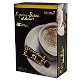 HELLMA 70101526 Espresso-Bohnen in Zartbitterschokolade, Genieáerbox, 40 Stück (1er Pack)