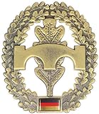 Original Bundeswehr Barettabzeichen aus Metall in verschiedenen Sorten zur Auswahl Farbe Pioniere/Abzeichen