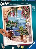 Ravensburger CreArt - 25963 - Lago Maggiore - Malen nach Zahlen für Erwachsene - ab 14 Jahren, Malen nach Zahlen I