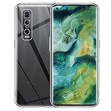 E-Hamii Gehäuse Kompatibel mit OPPO Find X2 Pro,[Advanced Drop Protection,HD Clear und Air Cushion Safeguard],Stoßfestem Transparentem TPU fürOPPO Find X2