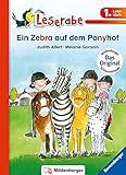 Ein Zebra auf dem Ponyhof - Leserabe 1. Klasse - Erstlesebuch für Kinder ab 6 Jahren (Leserabe mit Mildenberger Silbenmethode)