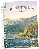 Kipitan Reisetagebuch Kanada zum selberschreiben / als Abschiedsgeschenk - DIN A5 mit animierenden Aufgaben und Challenges und Reise-Zitaten
