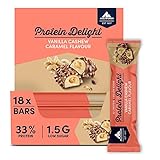 Multipower Protein Delight Eiweißriegel – 18 x 35 g Protein Riegel Box (630 g) – Leckerer Energieriegel – Vanilla Cashew Caramel