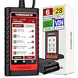 thinkcar Thinkscan SD6 obd2 diagnosegerät Auto Automotive Delphi diagnose mit Motor/ABS/SRS/at/BCM/ICM-Codeleser, optional 5 Reset-Funktion Ab 28 Reset-Funktion(6 System +5 Zurücksetzen)…