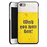 DeinDesign Apple iPhone 7 Lederhülle braun Leder Case Leder Handyhülle Beer Bier Oktoberfest
