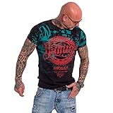 Yakuza Herren Through Times T-Shirt,Schwarz,XL