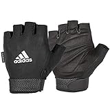 adidas Unisex-Erwachsene Essentielle verstellbare Handschuhe Trainingshandschuhe, Schwarz, Large (20-21.5 cm)
