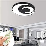 MIWOOHO LED Deckenleuchte 72W Dimmbar mit 2.4G Fernbedienung Modern Deckenlampe Schlafzimmer Küche Flur Wohnzimmer Lampe [Energieklasse A++]