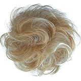 PRETTYSHOP ECHTHAAR Haargummi Haarteil Haarverdichtung Zopf Haarband Haarschmuck Blond Mix H312a