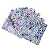 Angoily 10St Fliesenaufkleber mit Blumenmuster Abzieher Bodenbelag Blase flüssig nicht dekoration schlafzimmer kitchen tiles bathroom decor küche aufkleber Fliesenaufkleber für Zuhause PVC