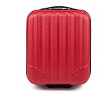 WITTCHEN Koffer – Handgepäck | hartschalen, Material: ABS | hochwertiger und Stabiler | Rot | 25 L | 32x25x42 cm