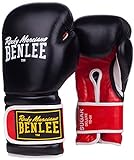 BENLEE Rocky Marciano Sugar Deluxe Boxhandschuhe, Black/Red, 20 oz