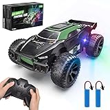 Kizeefun Ferngesteuertes Auto, 1:22 RC Autos für Kinder mit 360° Stunt Rennauto, 2.4GHz Fernsteuerung Off Road Spielzeugauto, Geschenk für Jungen M