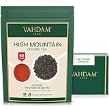 Vahdam, High Mountain Oolong Teeblätter aus dem Himalaya (50 Tassen), 100% NATÜRLICH, Hand gepflückt auf den hochgelegenen Darjeeling Plantagen, oolong tee lose zum Abnehmen,VAKUUMVERPACKT, 100gm