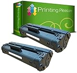 Printing Pleasure 2 Toner kompatibel zu C4092A 92A für HP Laserjet 1100 1100A 1100A SE 1100A XI 1100 SE 1100 XI 3200 3200 M 3200SE 3200XI - Schwarz, hohe Kapazität