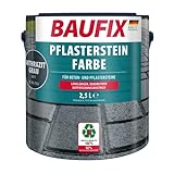 BAUFIX Pflasterstein Farbe anthrazitgrau, matt, 2.5 Liter, Beton- und Bodenfarbe, mit gute Haftung, für Beton/Pflastersteine, langer Witterungsschutz