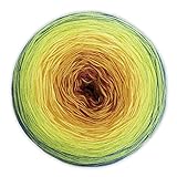 Farbverlaufsgarn Bobbel 4-fädig 1000m, Woolly Hugs Bobbel Cotton XXL color 606, zum Stricken oder Häkeln, 250g