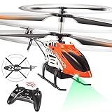 VATOS RC Hubschrauber - 22 Minuten Fliegen Ferngesteuerter Hubschrauber mit LED-Licht - 2,4 GHz & 3,5 Kanäle Mini Hubschrauber für Kinder & Erwachsene Innen Bestes Hubschrauber Spielzeug Geschenk