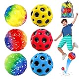 MOKIDO Jump Ball,7cm Hohe Sprünge Jump Ball Sprünge Gummiball für Kinder Space Ball Bouncing Ball für Sporttraining, Outdoor Sportarten (Geschenk für Weihnachten, Halloween) (6)