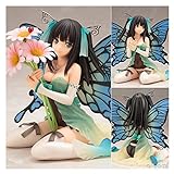 lilongjiao Fairy Butterfly Gänseblümchen mit schönen Blume sitzende Position Action Spielzeugfiguren Japanische Anime Sammlerstück Figuren