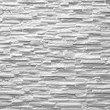 EPS-Schaumstoff Verblendsteine Tasso Ultraleicht - Wanddekoration / Fliesen / Verblendstein / Wandplatten (weiß)