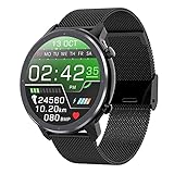 Voigoo Smartwatch Herren, 1,3 Zoll Armbanduhr mit personalisiertem Bildschirm, EKG,Herzfrequenz, Schrittzähler, Kalorien, usw. IP68 Wasserdicht Fitness Tracker Uhr, für Android und iOS Damen