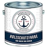Holzschutzfarbe Farblos Wetterschutzfarbe Aussen klar // Hamburger Lack-Profi (2,5 L)